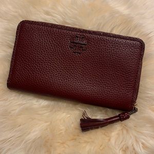 New Tory Burch Taylor Zip Continental Wallet